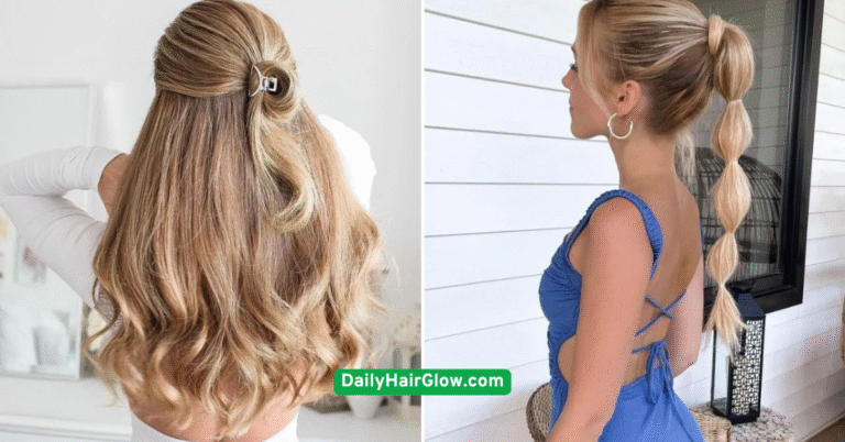 11. Simple Claw Clip Twist