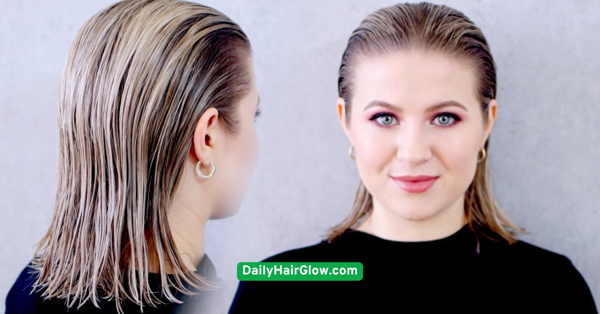 13. Slicked-Back Wet Look