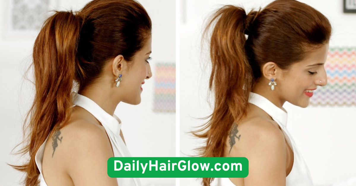High Ponytail with Volume