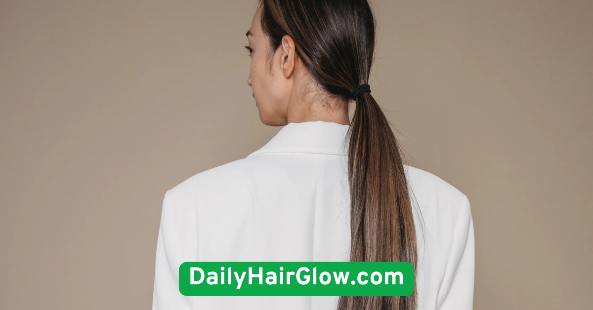 Sleek Low Ponytail