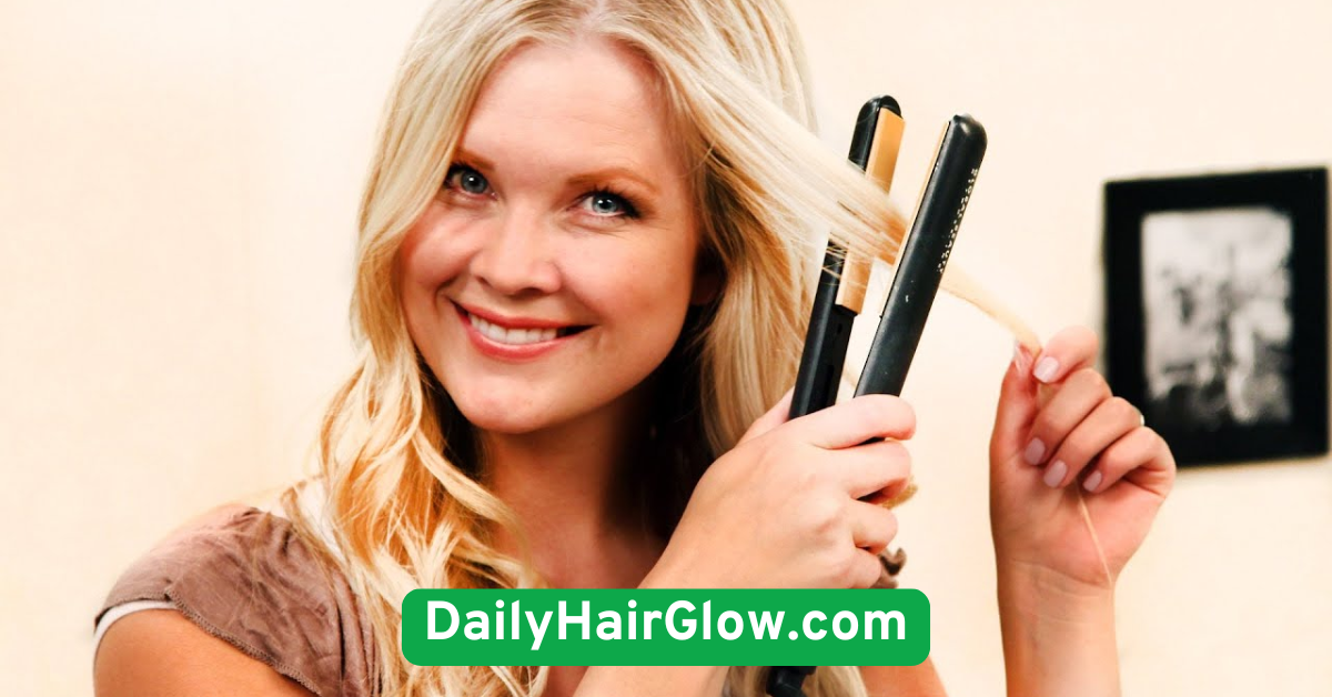 Beachy Waves with a Flat Iron